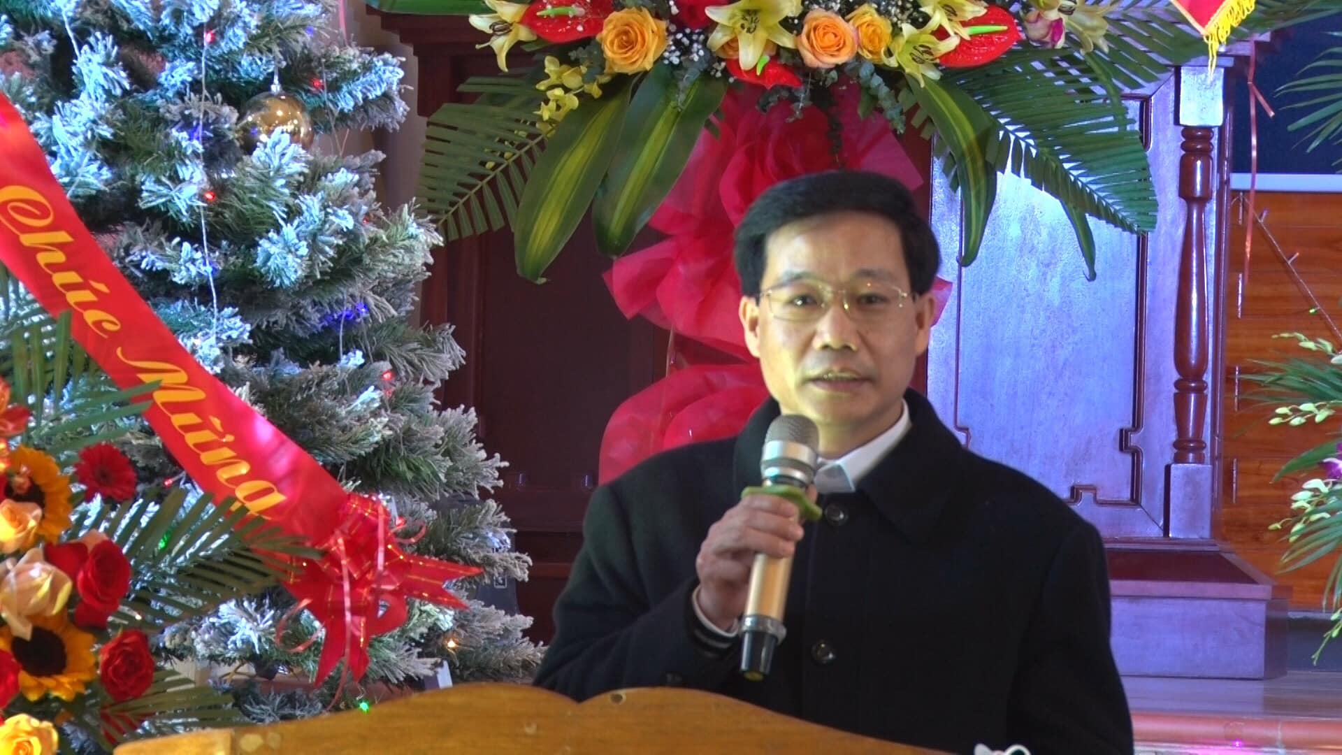 Đồng chí Lương Tiến Trình phát biểu tại buổi lễ